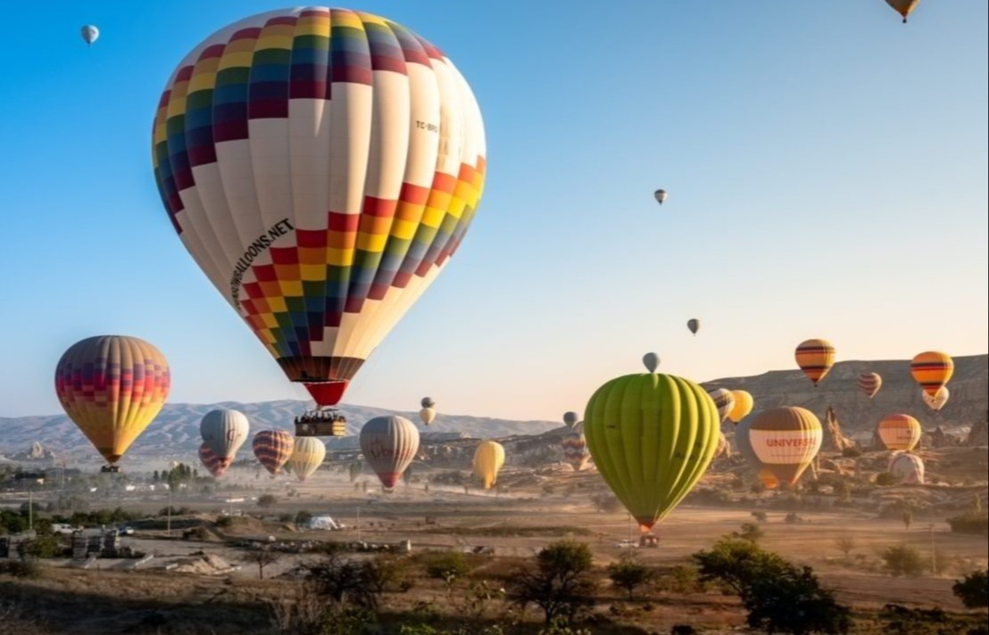 Hot Air Balloon Ride In Luxor.